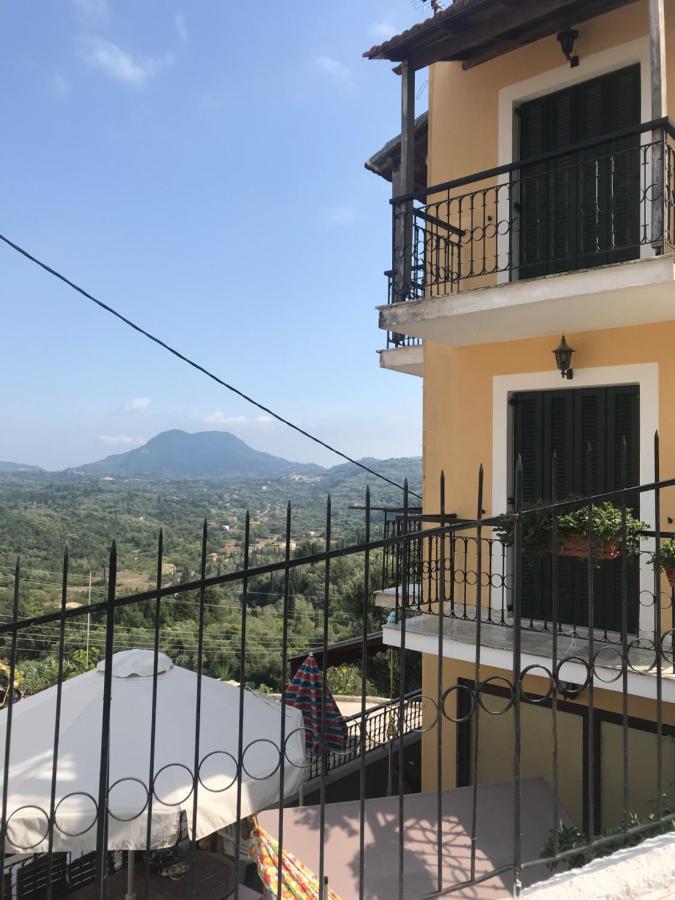 Schoenes Familienappartement In Pelekas, Corfu Mit Meerblick Esterno foto